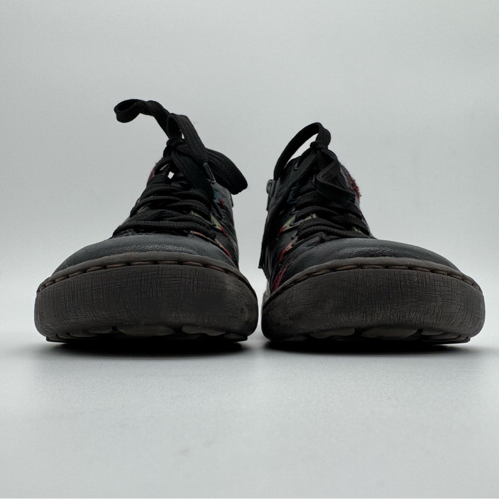 Rieker “Simona 30” Lace Up Leather Ankle Boot Black/Wine/Brandy Size EU 38/US 7 - Picture 2 of 14